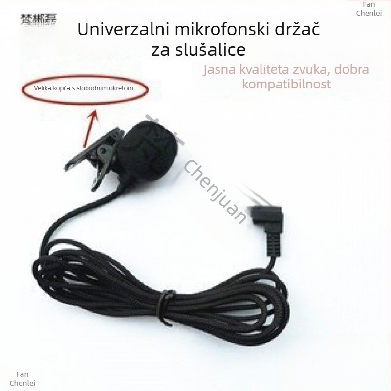 Headset mikrofon za cosplay - Model Q2, bežični, omnidirekcionalni, s pokretnom zavojnicom, bez baterije
