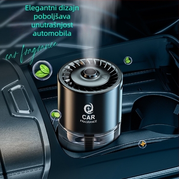 Automobilski difuzor za aromu i pročišćivač zraka, staklo + metal, model Jdzx-interstellar plug-in, težina 0,5 kg