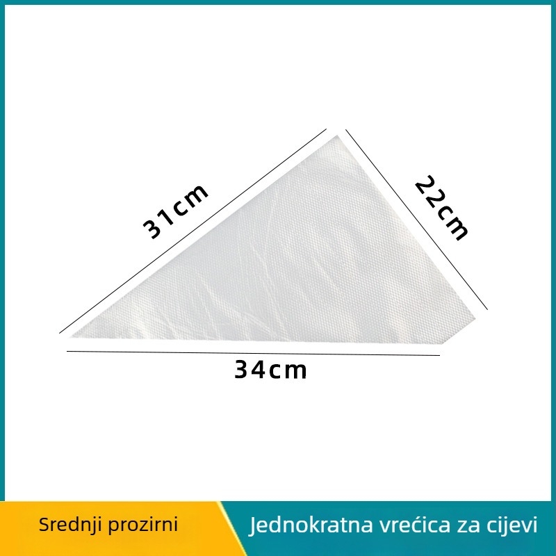 Move Dekorativna vrećica za ukrašavanje — Debela Jednokratna vrećica za špricanje, Prehrambena kvaliteta, Moderan stil, Izdano 2023