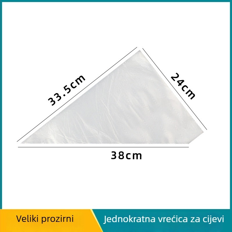 Move Dekorativna vrećica za ukrašavanje — Debela Jednokratna vrećica za špricanje, Prehrambena kvaliteta, Moderan stil, Izdano 2023