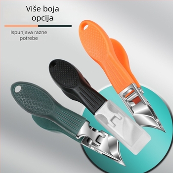 Prijenosni kliješta za nokte od nehrđajućeg čelika s nagnutim i šiljatim otvorom