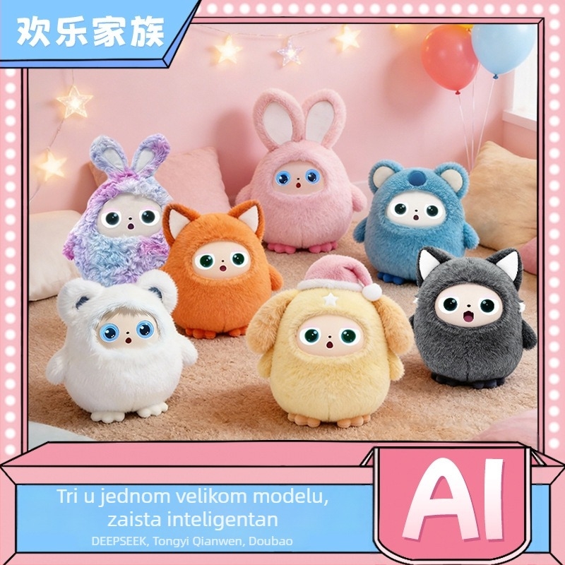 AI dijaloški plišani medvjedić s Bean Bag – interaktivna igračka s Bluetoothom i Wi‑Fi