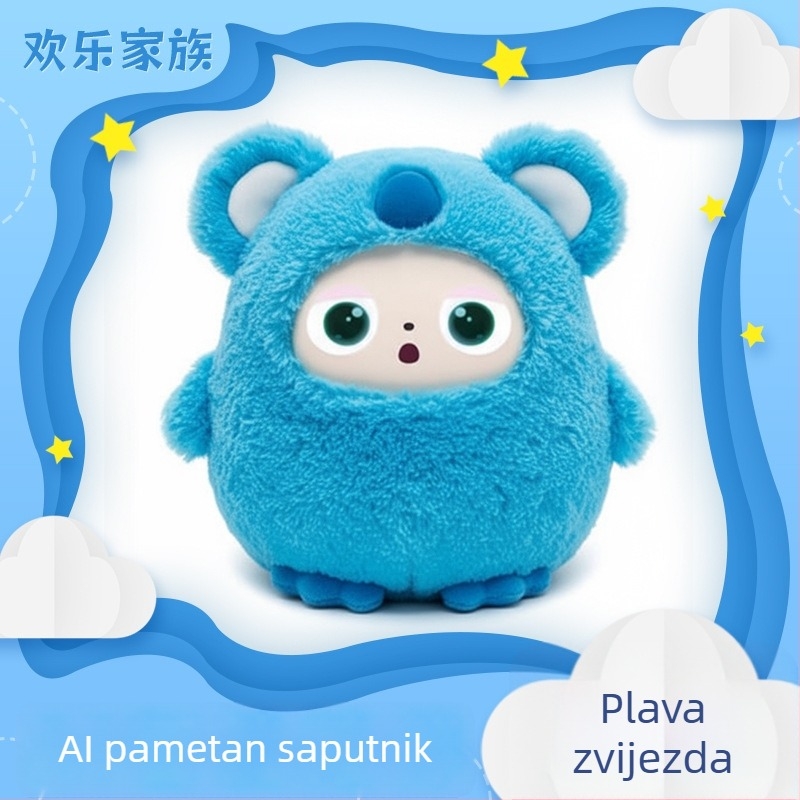 AI dijaloški plišani medvjedić s Bean Bag – interaktivna igračka s Bluetoothom i Wi‑Fi