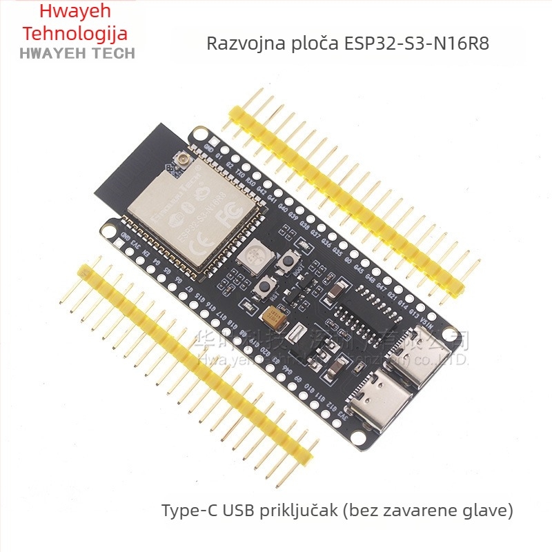 ESP32-S3 Core razvojna ploča, Wi‑Fi i Bluetooth, DevKitC-1N16R8 Xiaozhi AI glasovni modul