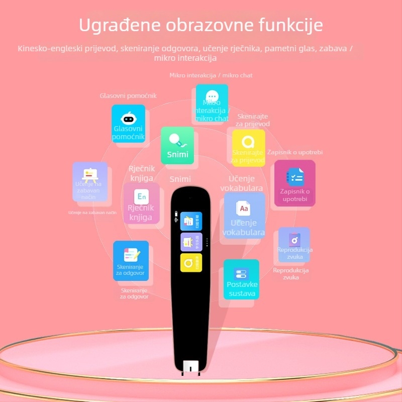 Točka čitanja: Dictionary Pen od Boshi Tong, ABS kućište, punjiva litijska baterija