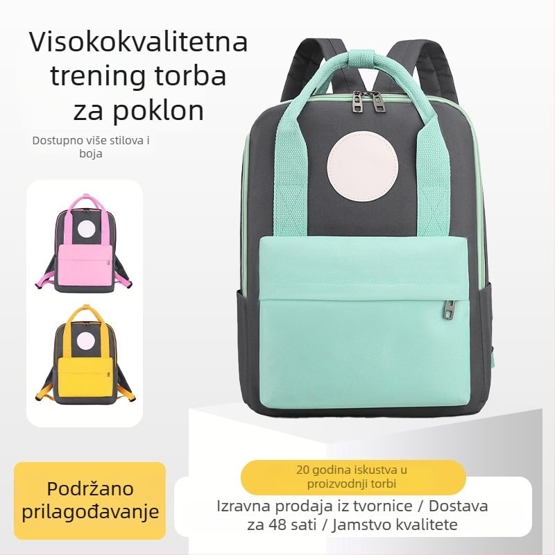 Ruksak za osnovnu školu od Oxford platna, otporan na habanje i smanjenje opterećenja, zakrivljene naramenice, podstava od poliestera, za 3.–4. razred