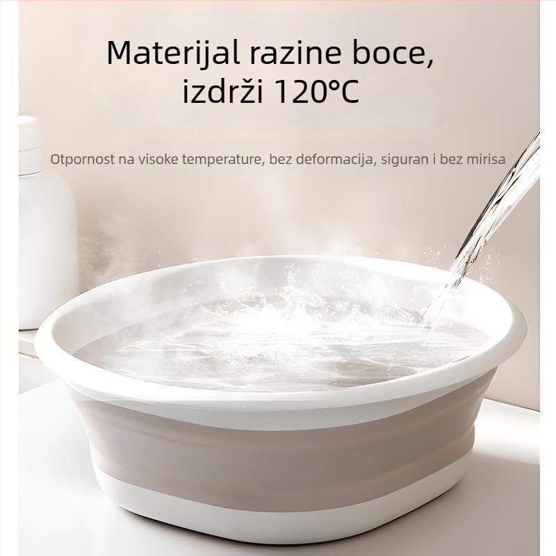 Sklopiva posuda za pranje – Prijenosna, Višenamjenska za dom, studentski dom, putovanja, pranje dječje odjeće