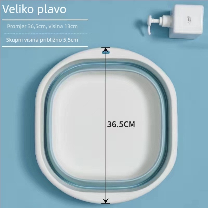 Sklopiva posuda za pranje – Prijenosna, Višenamjenska za dom, studentski dom, putovanja, pranje dječje odjeće