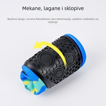 Dječje vodene cipele za rijeku/rafting – vodootporne, niski gornji dio, gumena potplata, PVC gornji dio