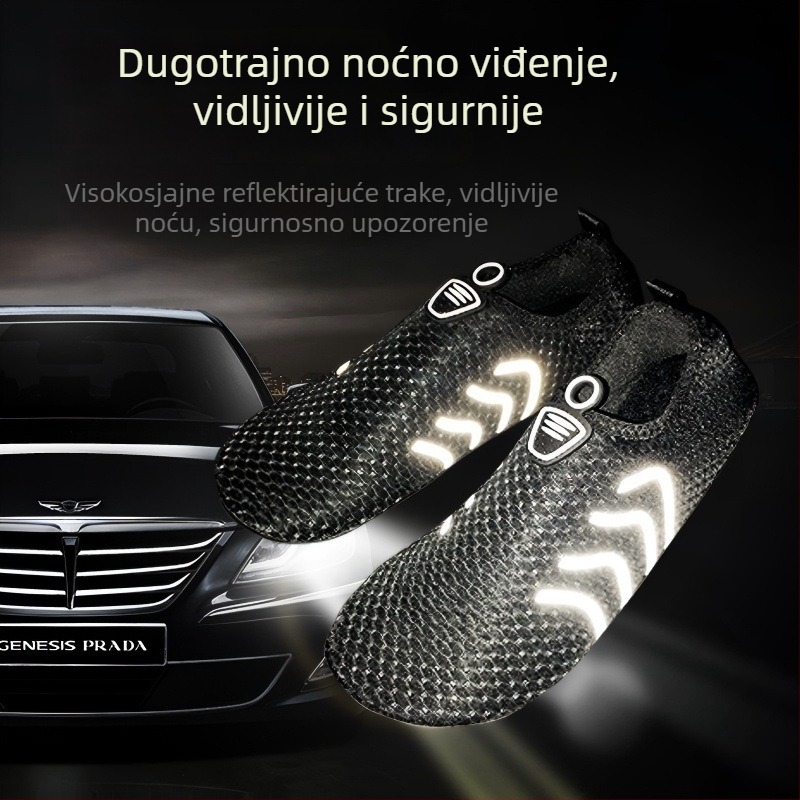 Cipele za potragu rijekom – gornji dio od mreže, vanjska podloga od prirodne gume, niski vrh, gravirana srednja podloga