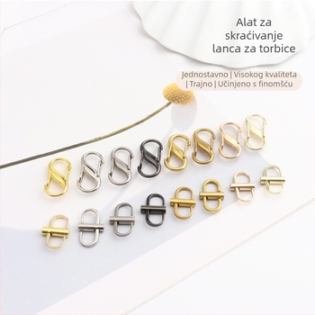 Kuka za podešavanje lančića torbe – Yuyue metal, proljeće 2023, za lanac torbe, serija Bag adjusting buckle