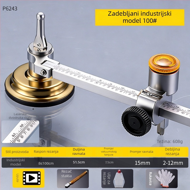 Alati za staklo Niu Xiang NW25A475-1 za staklo