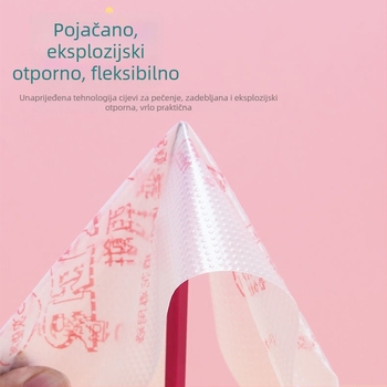 Dekorativna vrećica za ukrašavanje, PE materijal, ponovno upotrebljiva, pakiranje 100 kom, moderni minimalistički stil