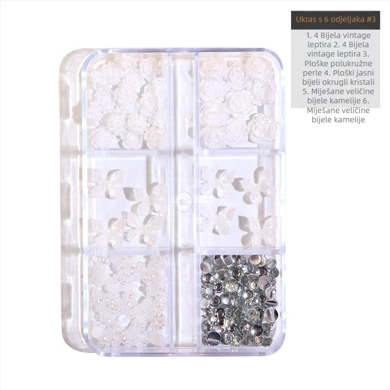 Dekoracije za nokte – model Ballet Shoe Ribbon; podrijetlo Zhejiang; licencirana privatna etiketa; domaći brend.