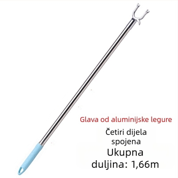 Tajiajing metalna balkonska šipka za sušenje rublja – moderni jednostavni stil, za balkon, izdanje 2023