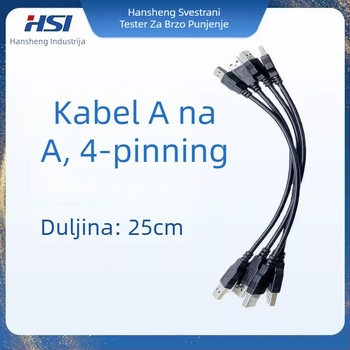 C–C osmerostruki kabel, USB-A–USB-C testni kabel, kompatibilan s Hansheng GTI60XX testerom brzog punjenja