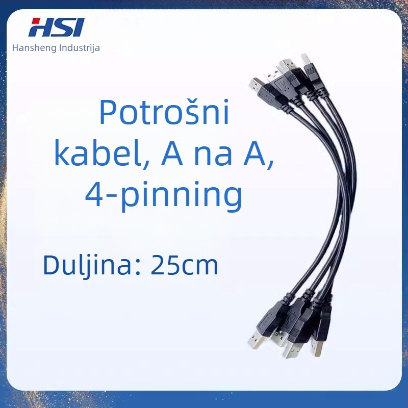 C–C osmerostruki kabel, USB-A–USB-C testni kabel, kompatibilan s Hansheng GTI60XX testerom brzog punjenja