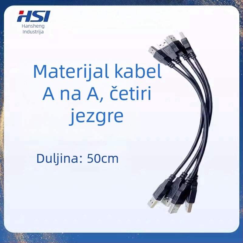 C–C osmerostruki kabel, USB-A–USB-C testni kabel, kompatibilan s Hansheng GTI60XX testerom brzog punjenja