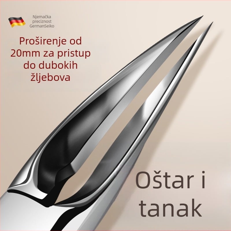 Set kliješta za nokte za urasle nokte — kliješta za utor nokta, nehrđajući čelik, prijenosni pedikerski alat