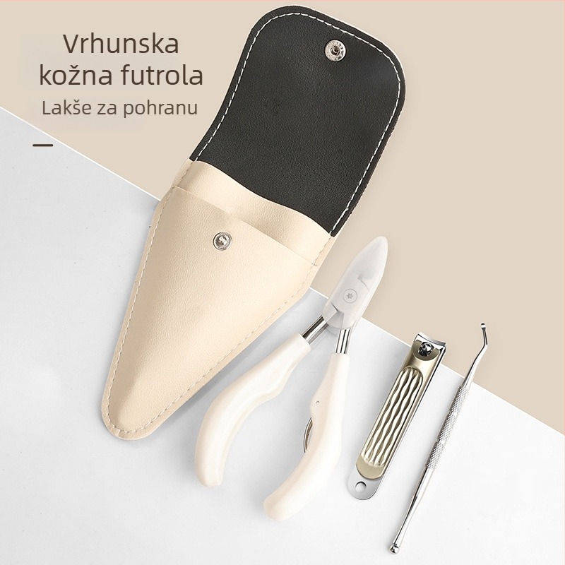 Set kliješta za nokte za urasle nokte — kliješta za utor nokta, nehrđajući čelik, prijenosni pedikerski alat