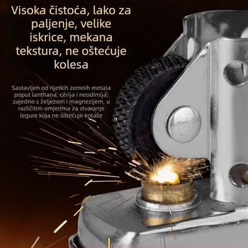 Flint za upaljače – kompatibilan Zippo/Zorro, 100 komada, moderan jednostavan stil