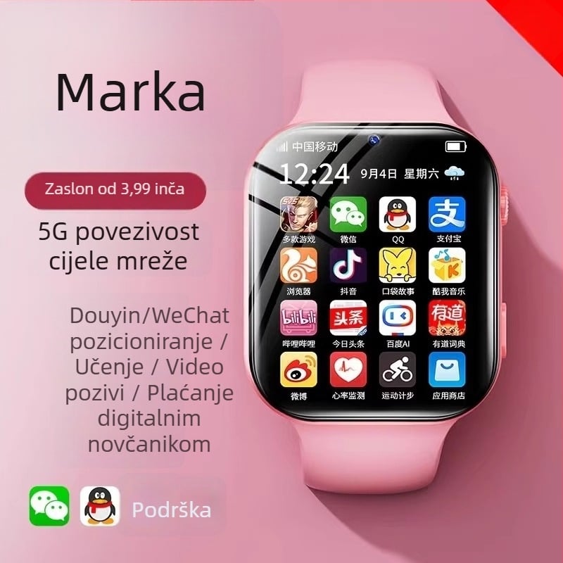 Xiaomi dječji pametni sat s telefonom i SIM karticom, 5G podrška
