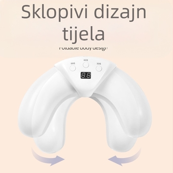 Lampa za njegu noktiju, polukružnog oblika, dvostrukim izvorom svjetla, senzor fototerapije noktiju, teleskopski U-oblik lampe — Model My-118, Marka Cick