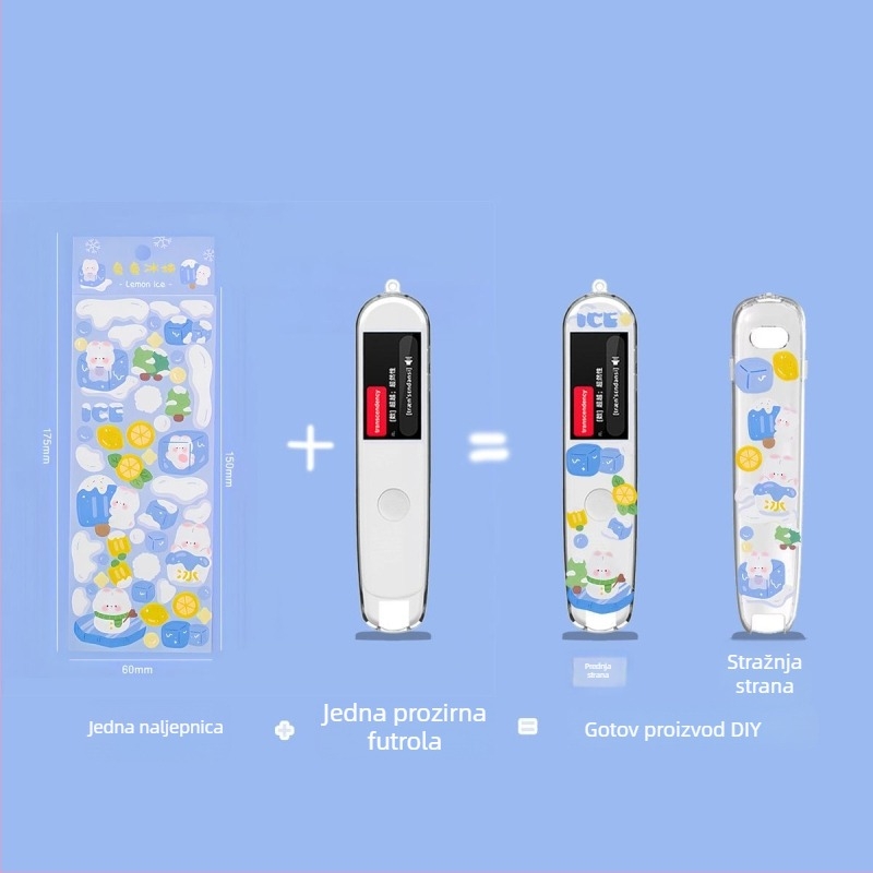 Futrola za Alpha Egg D1 riječnikovu olovku, TPU materijal, mekani zaštitni sloj protiv ogrebotina, prilagodljivo obrađivanje, dar za rođendan