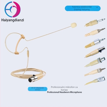 Nevidljivi headset mikrofon za pozornicu – jednostavan za nošenje, za prijenos uživo i podučavanje (Brand: HAYAXI)