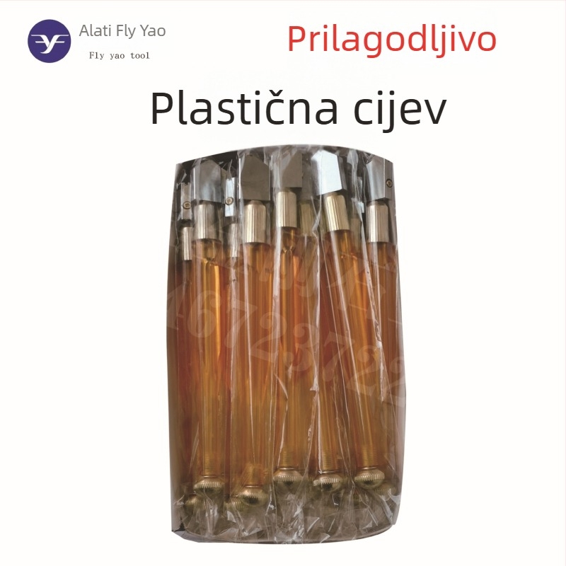 Ulje punjeni valjkasti stakleni rezač s karbidnom oštricom za rezanje staklenih pločica — ručni, Flying