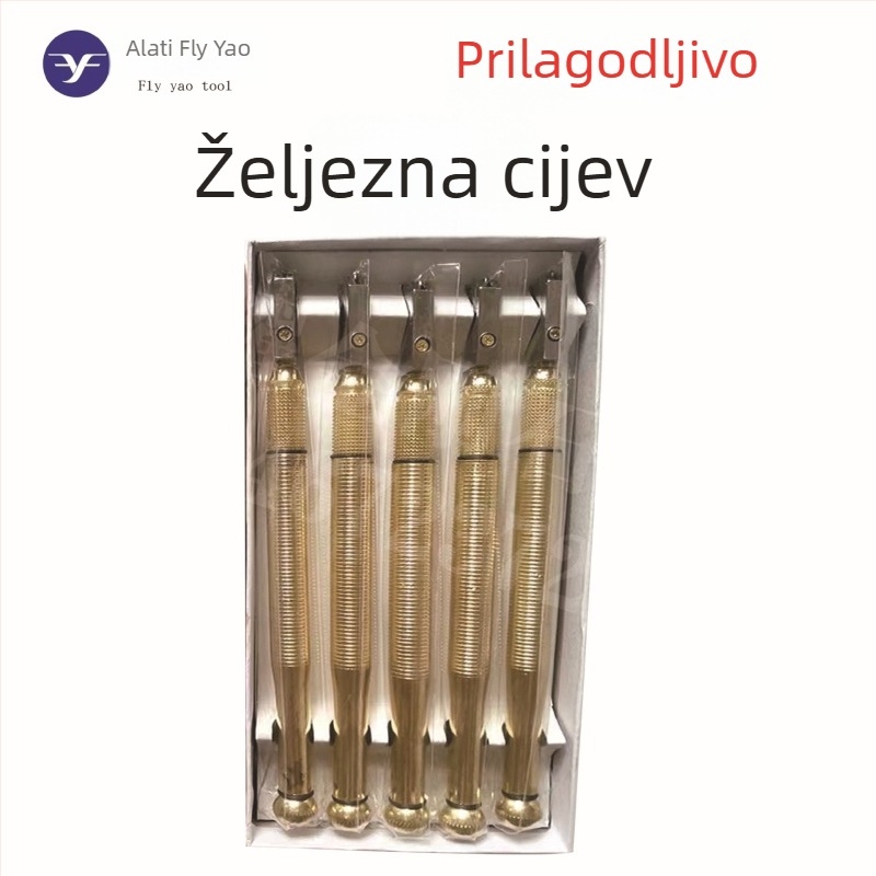 Ulje punjeni valjkasti stakleni rezač s karbidnom oštricom za rezanje staklenih pločica — ručni, Flying