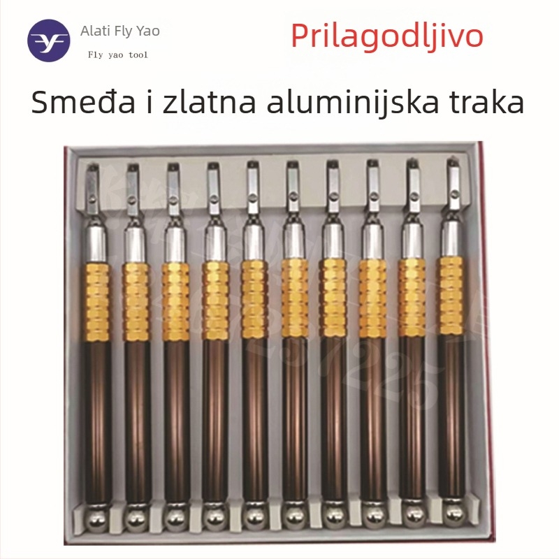 Ulje punjeni valjkasti stakleni rezač s karbidnom oštricom za rezanje staklenih pločica — ručni, Flying
