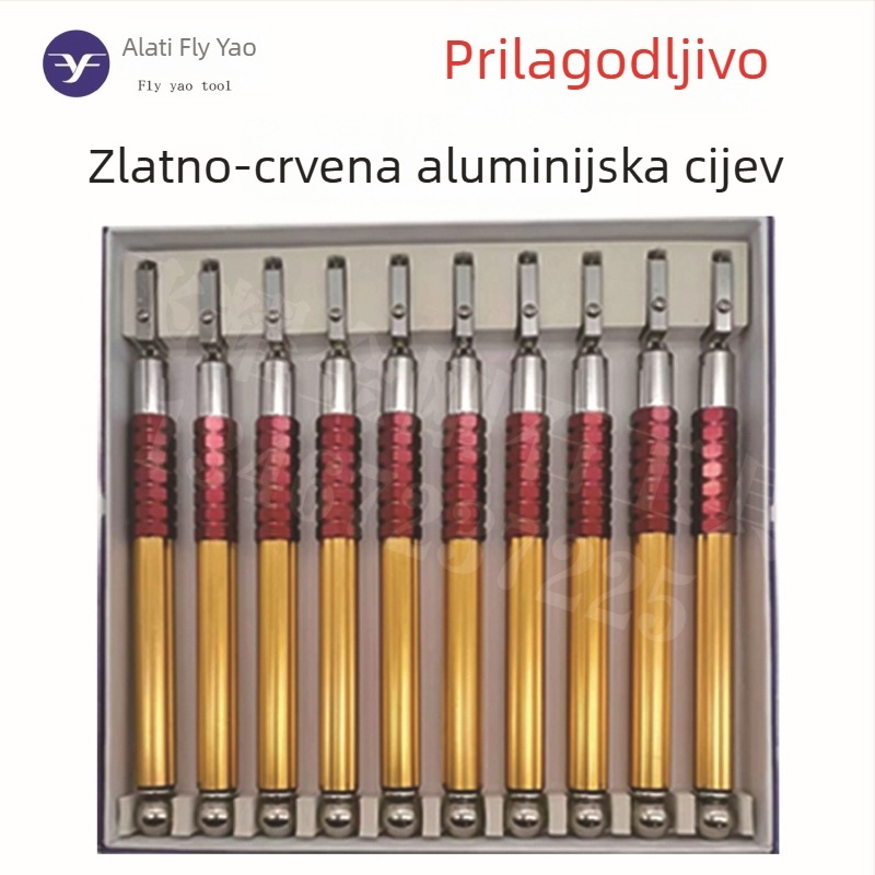 Ulje punjeni valjkasti stakleni rezač s karbidnom oštricom za rezanje staklenih pločica — ručni, Flying