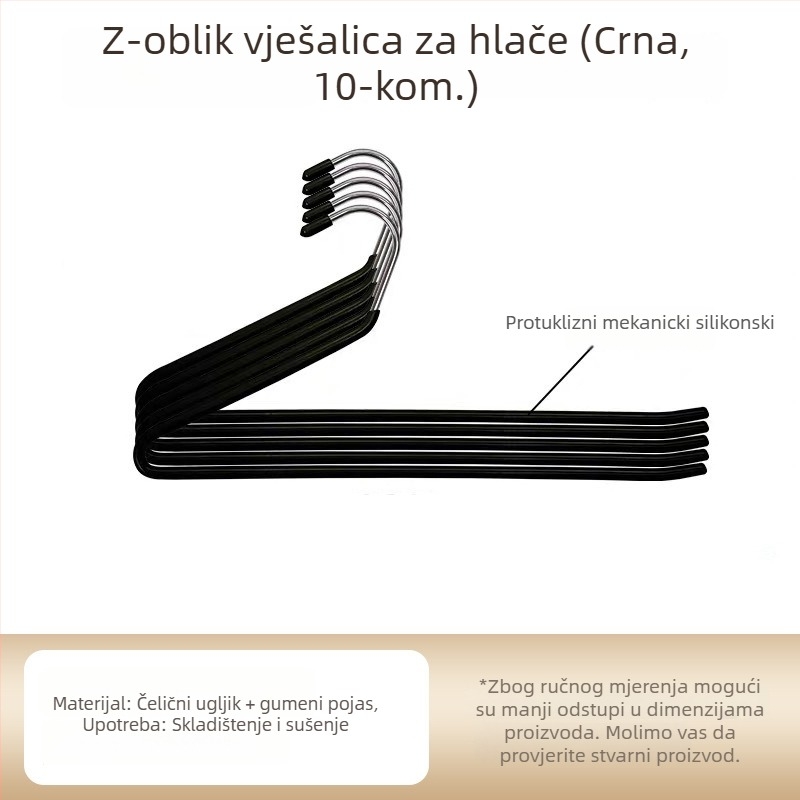 Izvlačnistalak za hlače od aluminijske legure, garderoba, gornja montaža, teleskopska šina, moderni minimalistički stil