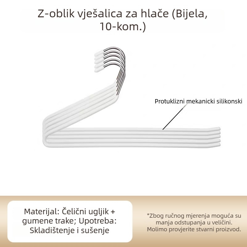 Izvlačnistalak za hlače od aluminijske legure, garderoba, gornja montaža, teleskopska šina, moderni minimalistički stil