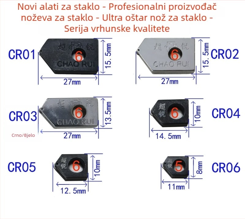 Dijamantna glava staklenog rezača – za rezanje staklenih cijevi i boca; Brand: Drugo; Podrijetlo: Drugo; Uvezeno: Ne; Opseg primjene: Drugo