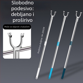 Tijiajing metalna produžna šipka za sušenje rublja za balkon, moderan minimalistički stil