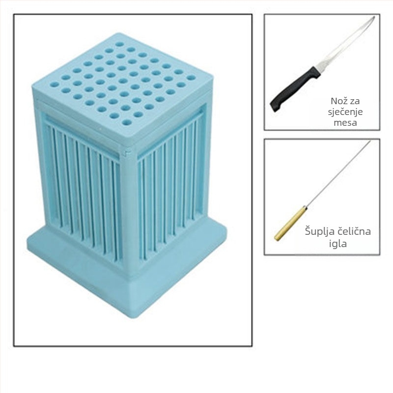 Željezna vilica za roštilj za ražnjiće — alat za nabadanje mesa, kućna upotreba