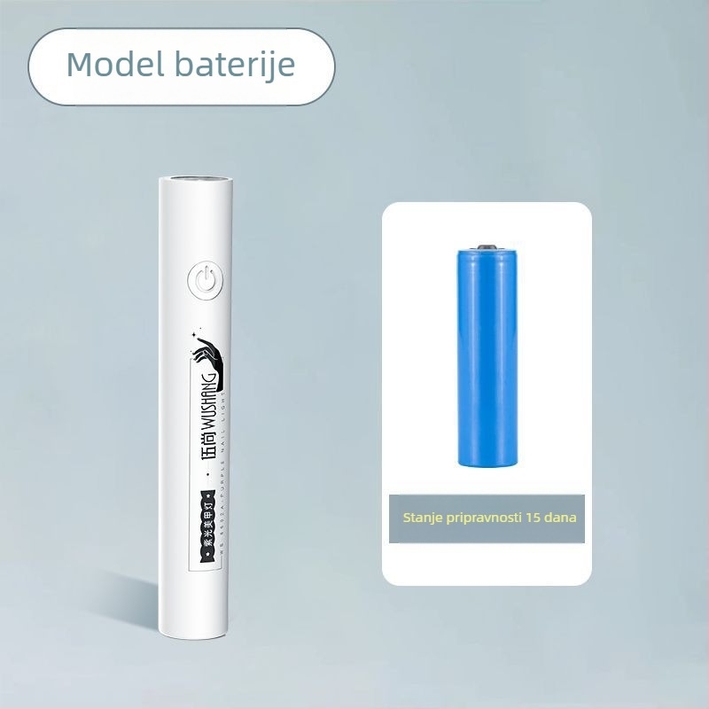 Ručna LED lampa za nokte za umjetnost s punjivom napajanjem, inteligentan digitalni zaslon, visokoučinkovite LED diode, brzo sušenje u 10 sekundi, kompaktna lampa za polimerizaciju