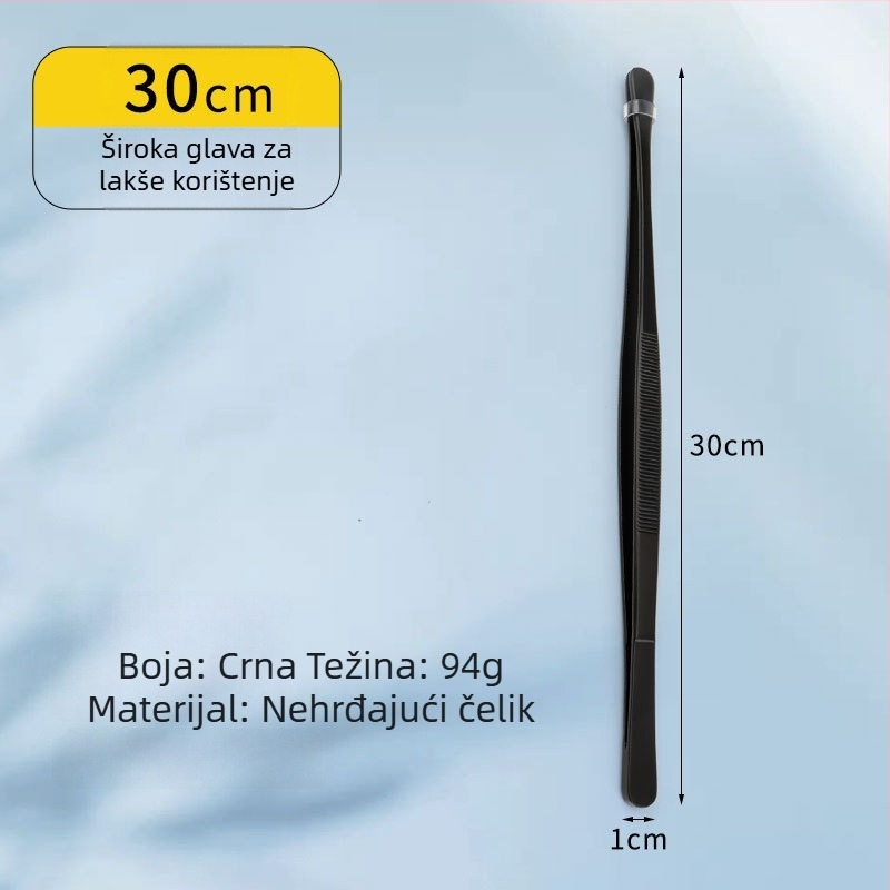 Klip za hranu za roštilj, korejskog stila, od nehrđajućeg čelika 430, visoke temperature otpornost, klip za serviranje