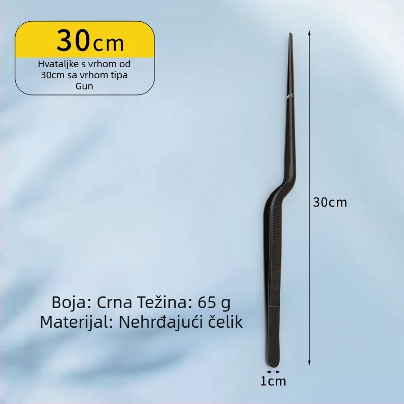 Klip za hranu za roštilj, korejskog stila, od nehrđajućeg čelika 430, visoke temperature otpornost, klip za serviranje