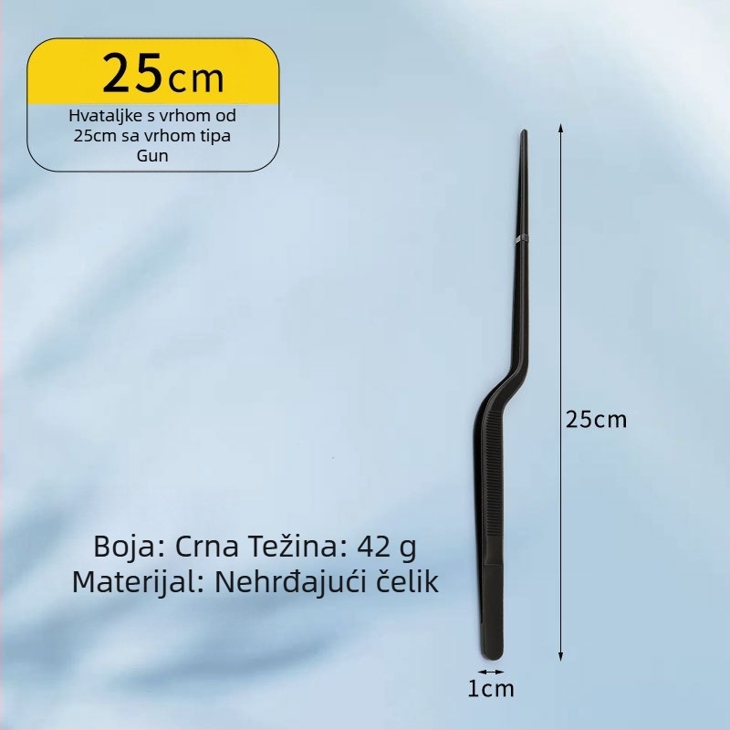 Klip za hranu za roštilj, korejskog stila, od nehrđajućeg čelika 430, visoke temperature otpornost, klip za serviranje