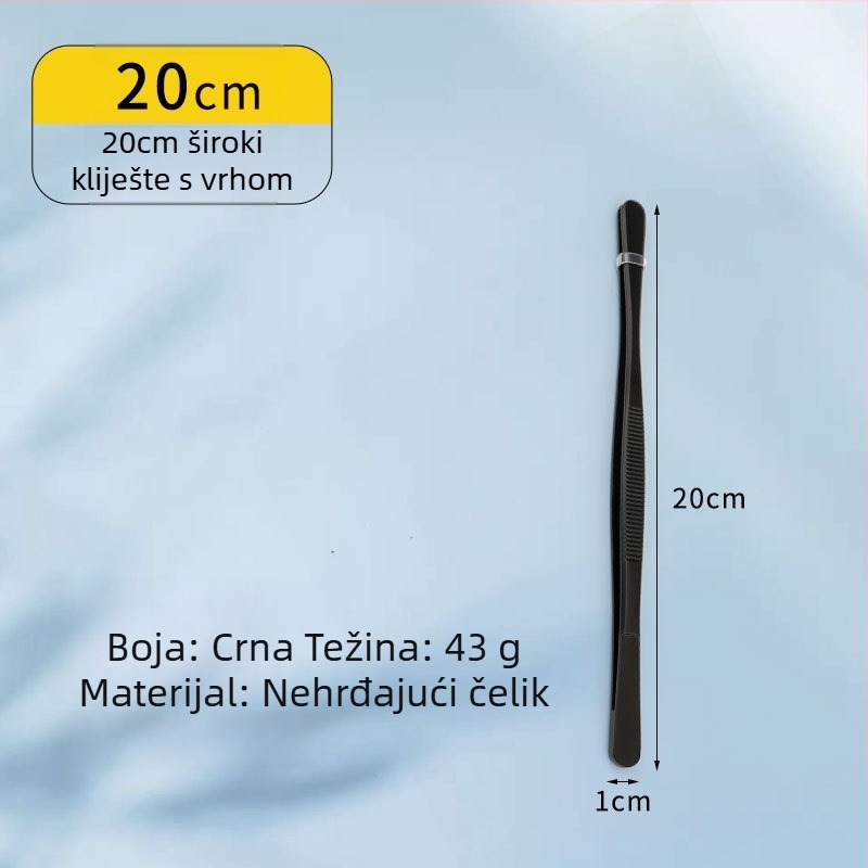 Klip za hranu za roštilj, korejskog stila, od nehrđajućeg čelika 430, visoke temperature otpornost, klip za serviranje