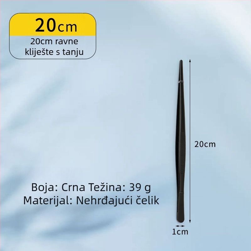 Klip za hranu za roštilj, korejskog stila, od nehrđajućeg čelika 430, visoke temperature otpornost, klip za serviranje