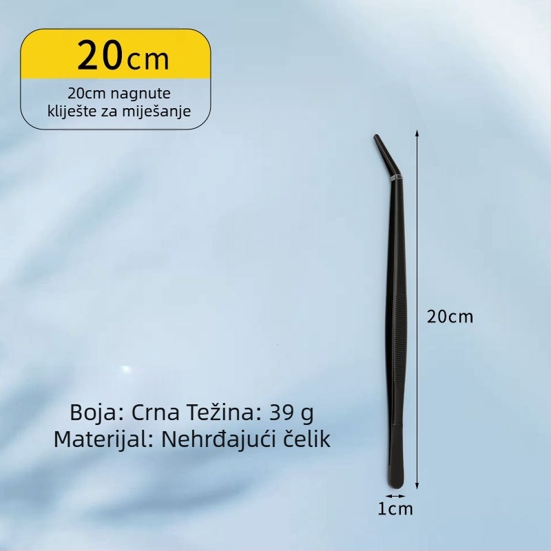 Klip za hranu za roštilj, korejskog stila, od nehrđajućeg čelika 430, visoke temperature otpornost, klip za serviranje