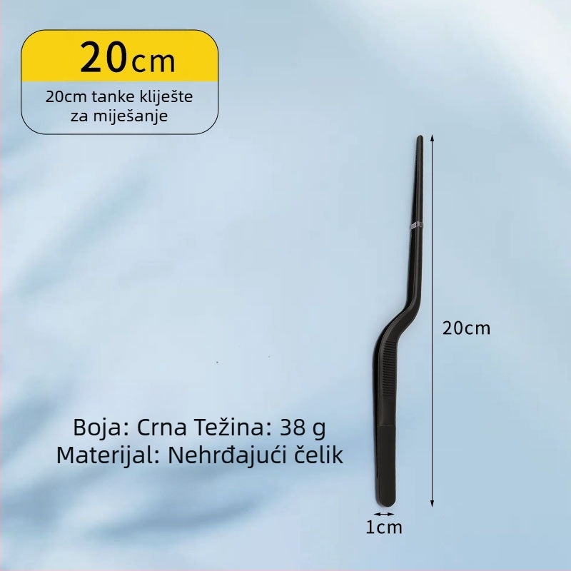 Klip za hranu za roštilj, korejskog stila, od nehrđajućeg čelika 430, visoke temperature otpornost, klip za serviranje