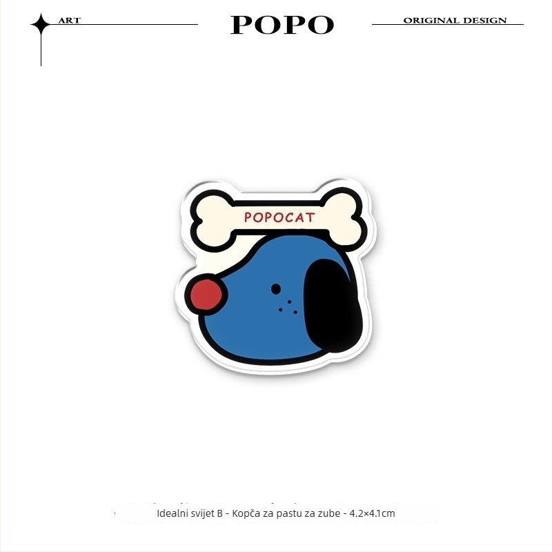 Klip za pohranu paste za zube i sredstva za čišćenje lica, zidni bez bušenja, Qingyue, pogodno za tinejdžere