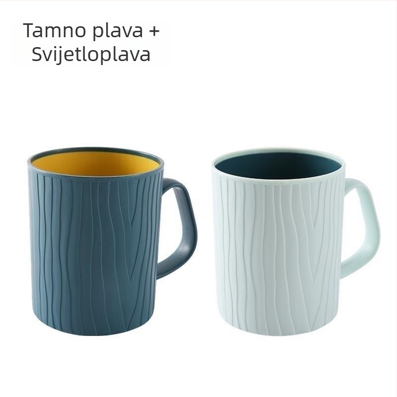 Čašica za četkicu za zube za muškarce, sa širokim otvorom, europski stil, plastična, bez uvoza, higijenski dizajn