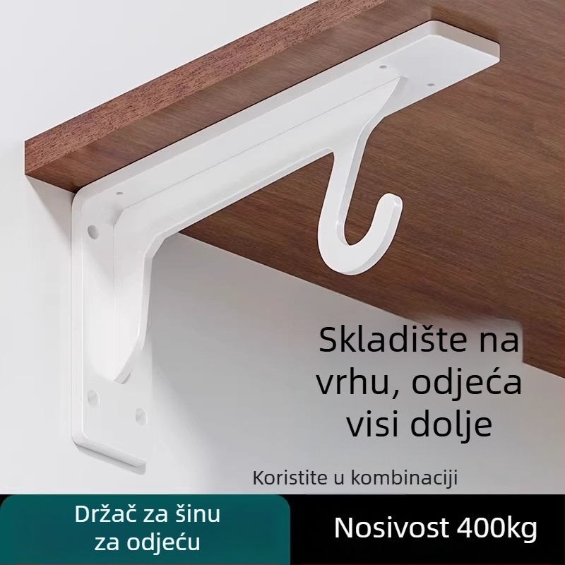 Karbonsko čelični trokutasti nosač za unutarnji ormar – model zjc107, moderni minimalistički stil