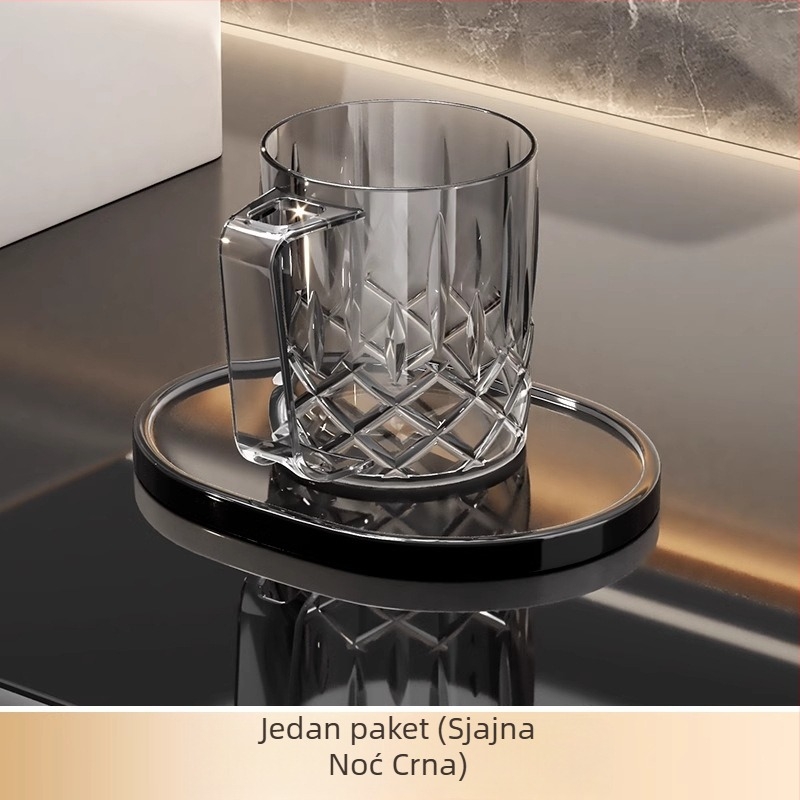 Set čašica za četkanje zubi i ispiranje usta, 2025 dizajn, antibakterijski i protiv plijesni, plastični, za obitelj od troje